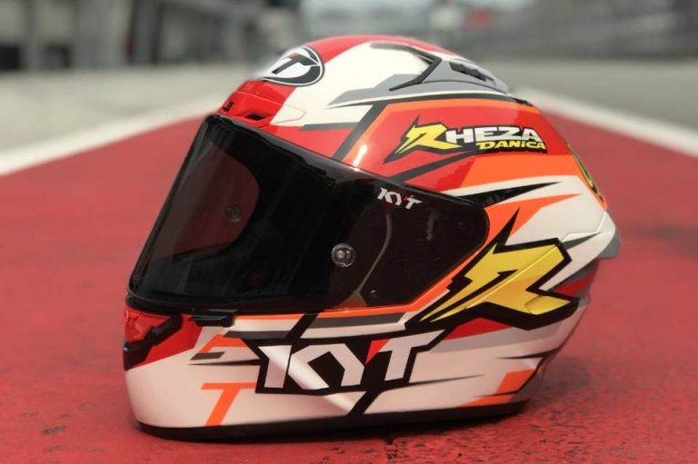 Bedah helm para pembalap AHRT, waladalah jebule ada