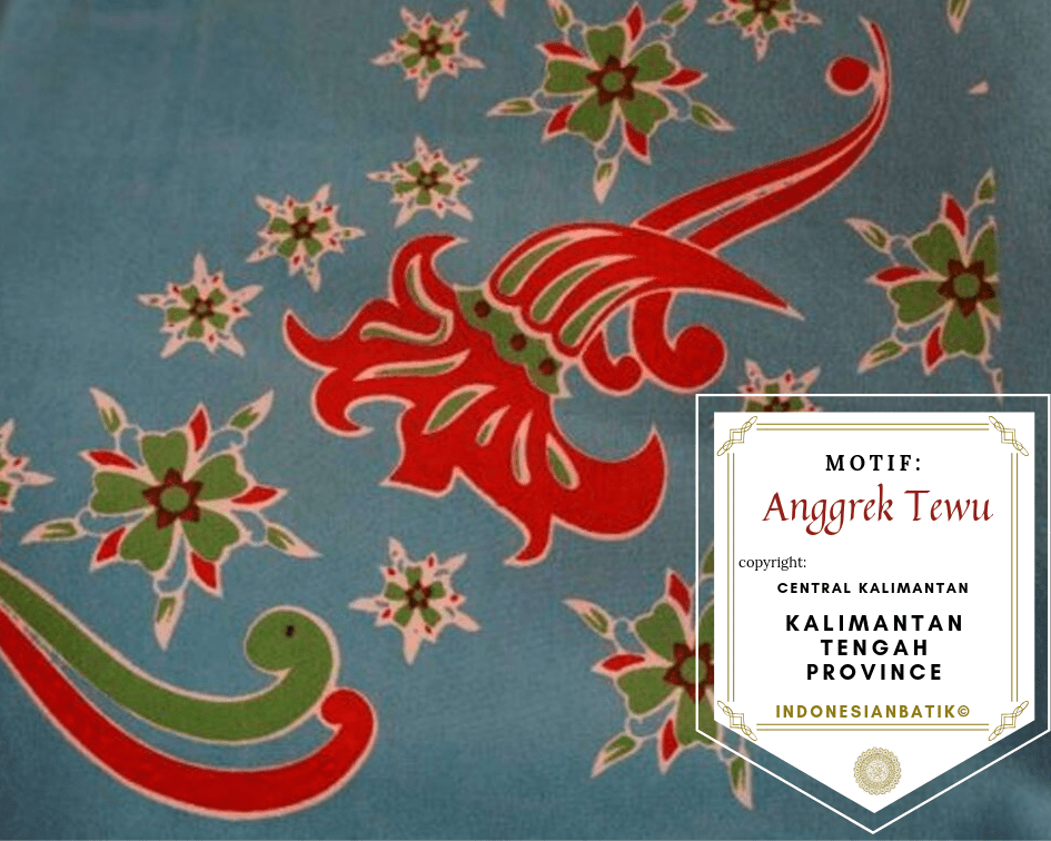 Motif Batik Bunga Anggrek