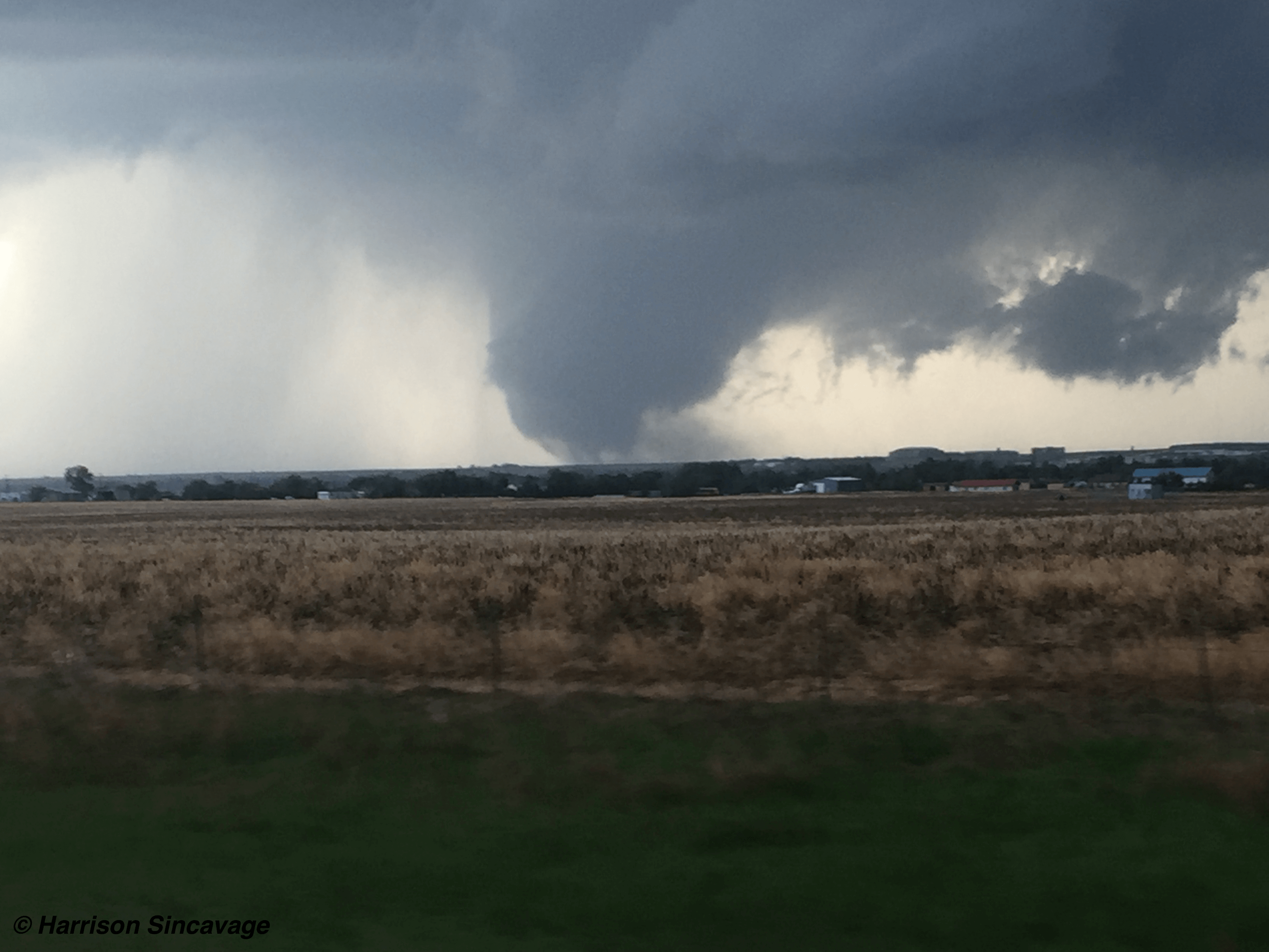 Family of Tornadoes near Dodge City, Kansas, on May 24th, 2016