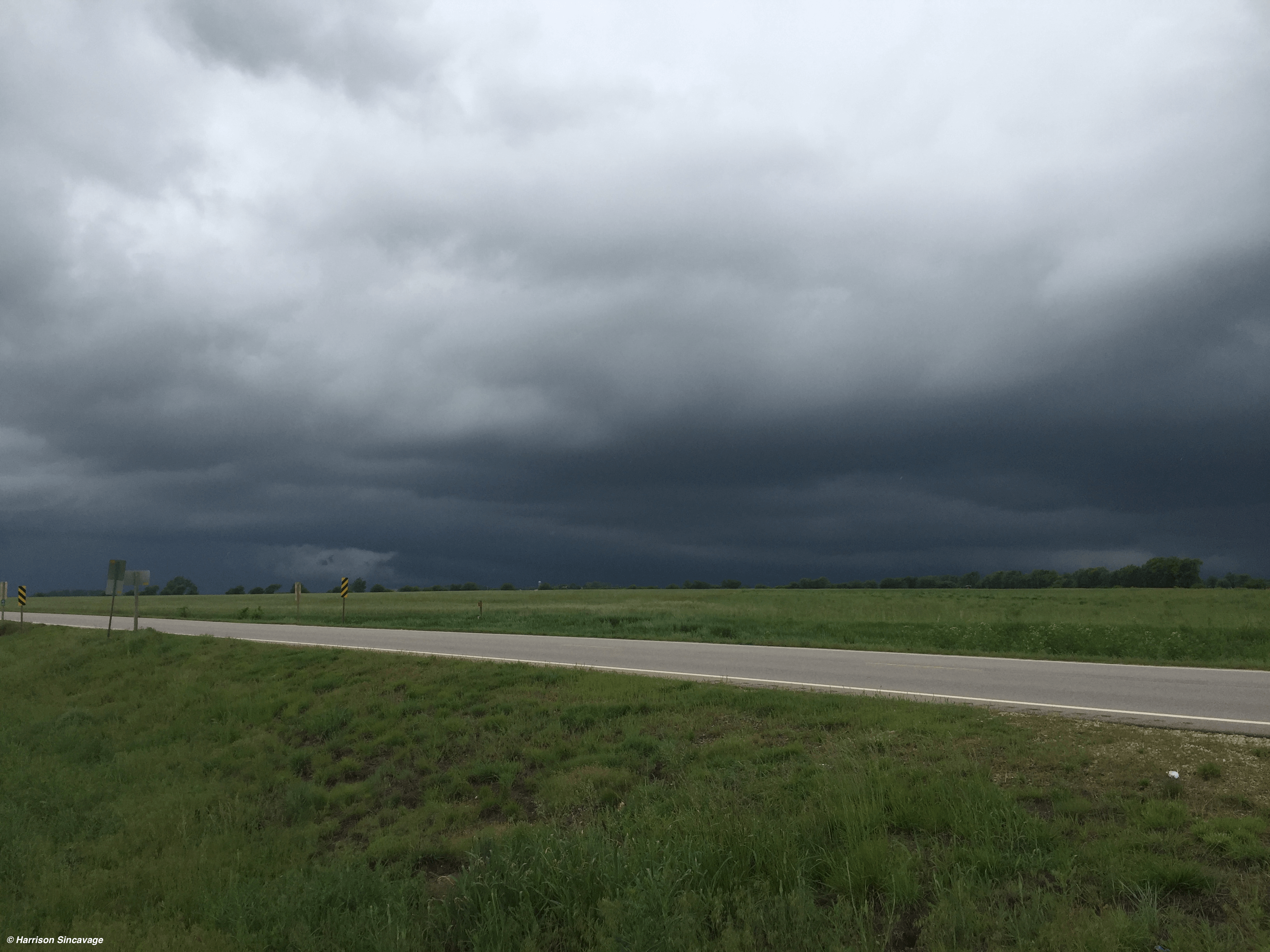 Severe Storms Led to a Photogenic Shelf Cloud in SouthCentral Kansas