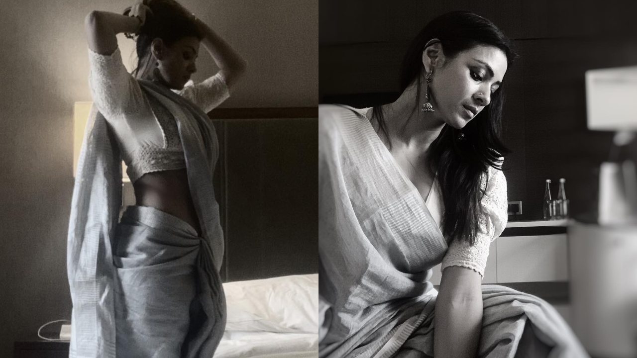 Bong Beauty Barkha Sengupta looks heavenly in white embroidered saree