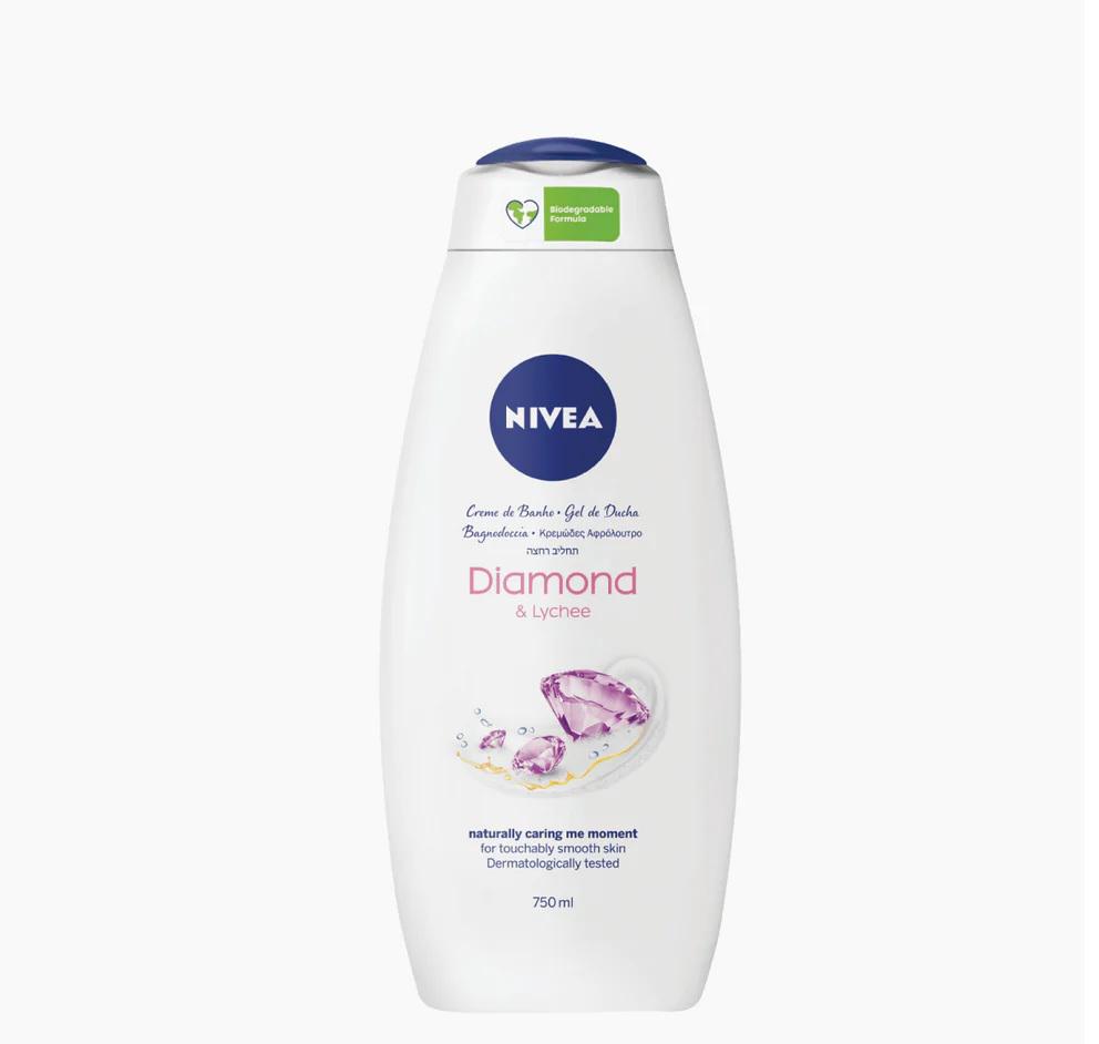 Nivea Shower Gel Diamond & Lychee 750 ml