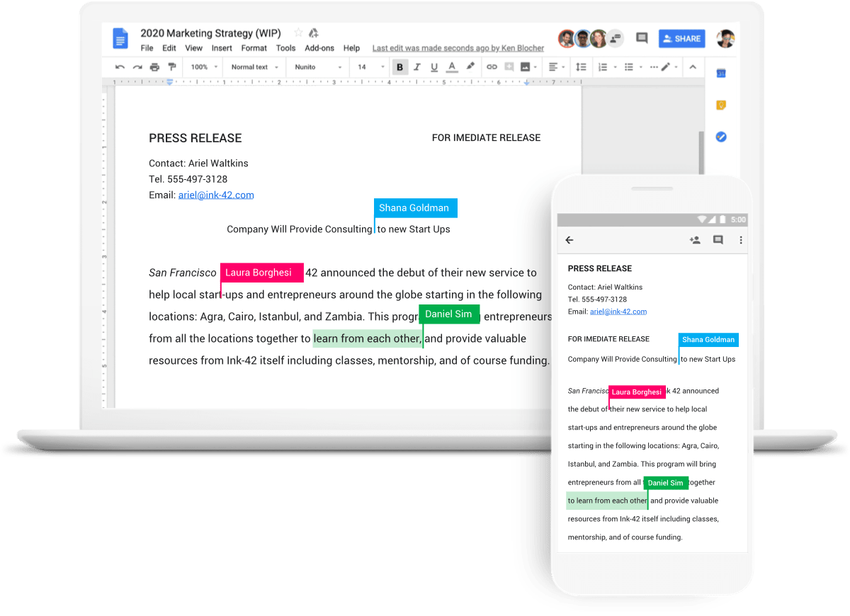 Google Workspace(Formerly G Suite) Business Collaboration Tools