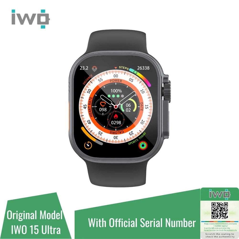 2022 IWO Watch 8 Series 8 MT8 Ultra Smart Watch 49mm 2.0 inch HD Screen