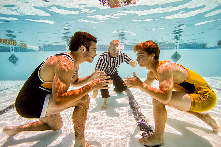 Aquathlon (also known as underwater wrestling) International Water