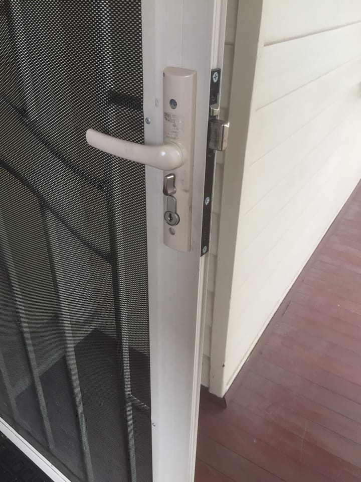 Kensington Security Screen Door Lock Replaced Jab Locksmiths