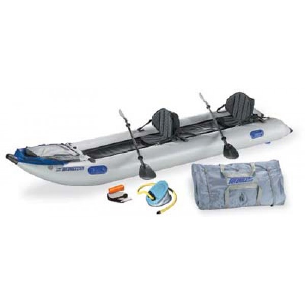 Kayaks & Canoes Sea Eagle 435PS 14ft Inflatable Catamaran Kayak Pro