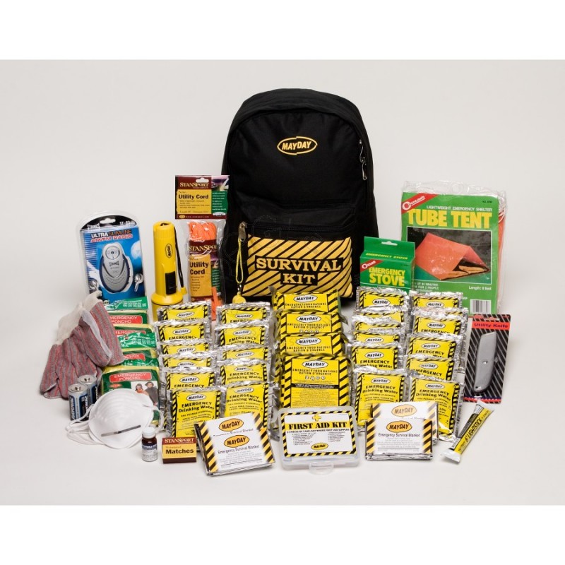 Kits for 24 People Mayday Deluxe Emergency Backpack Kit 4 Person