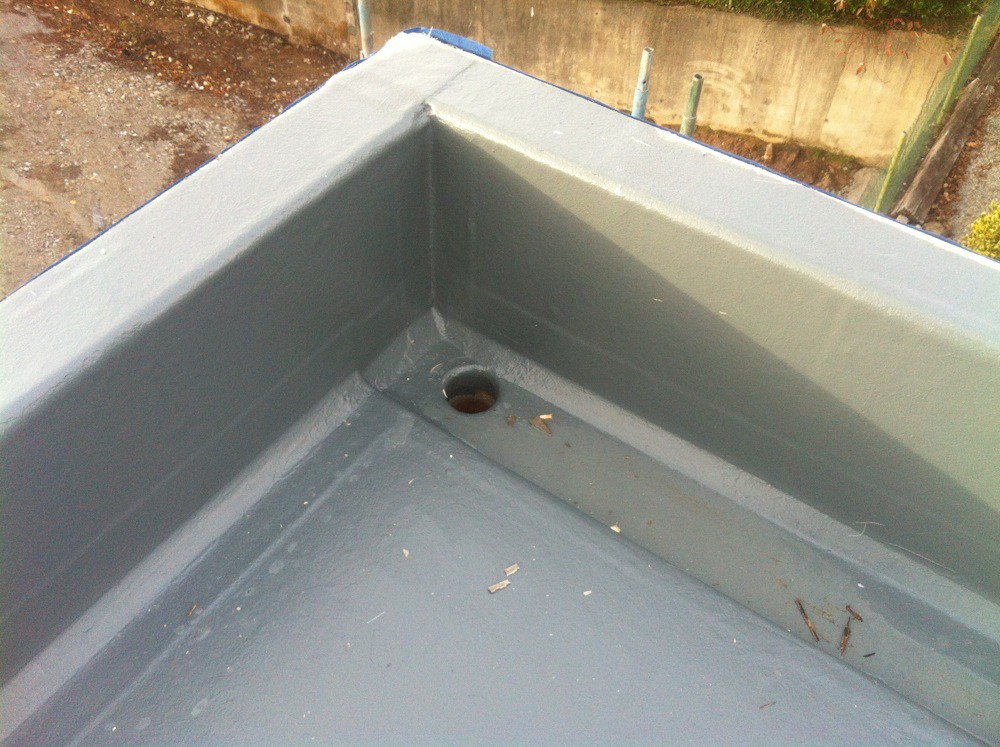 Flat Roof cover in fibreglass by Bautech Construction Jackdaw Ridge