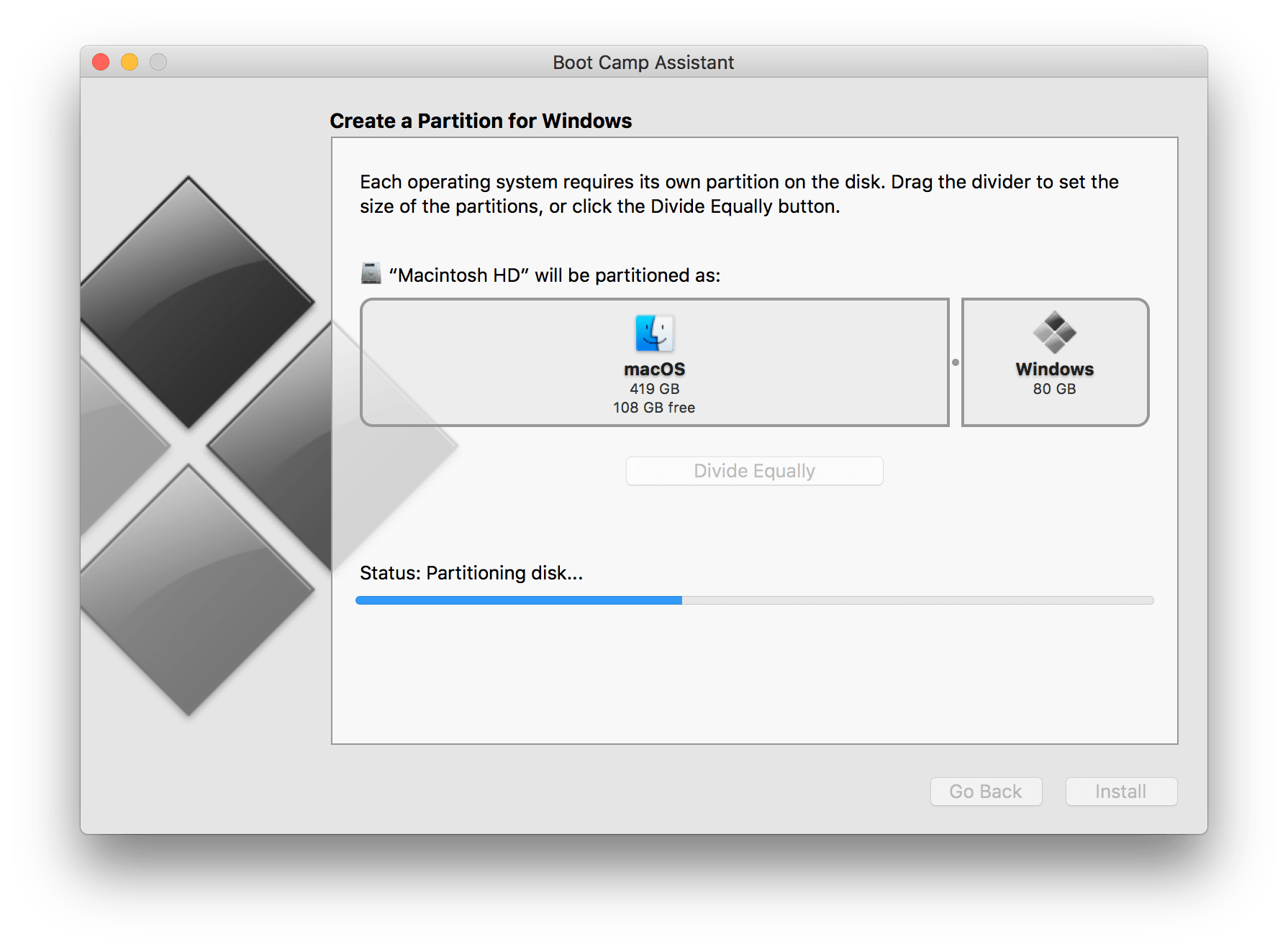 How to partition mac os x for linux jzastate
