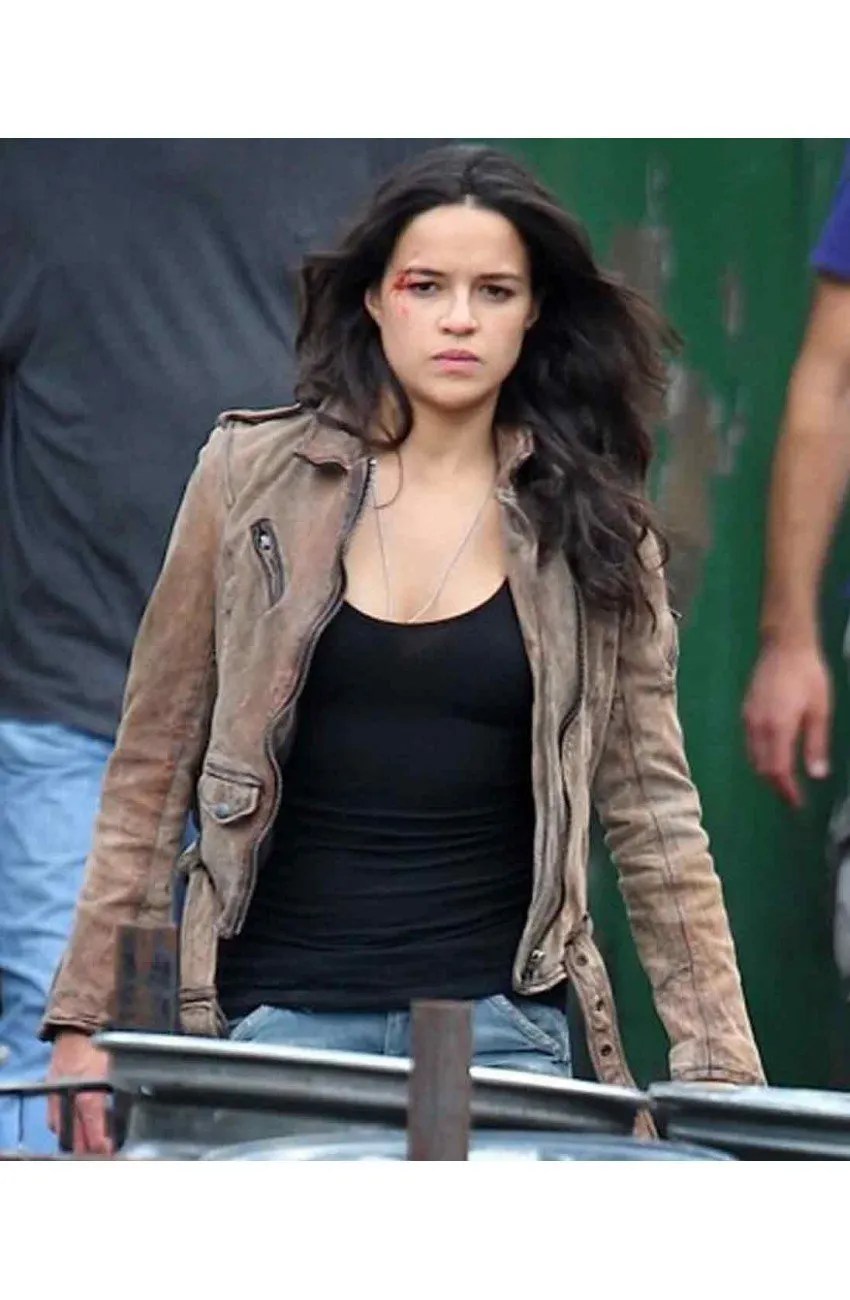 Michelle Rodriguez Fast And Furious 7 Jacket Letty Ortiz