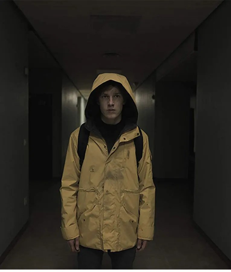 Jonas Kahnwald Yellow Coat Dark Louis Hofmann Hooded Jacket
