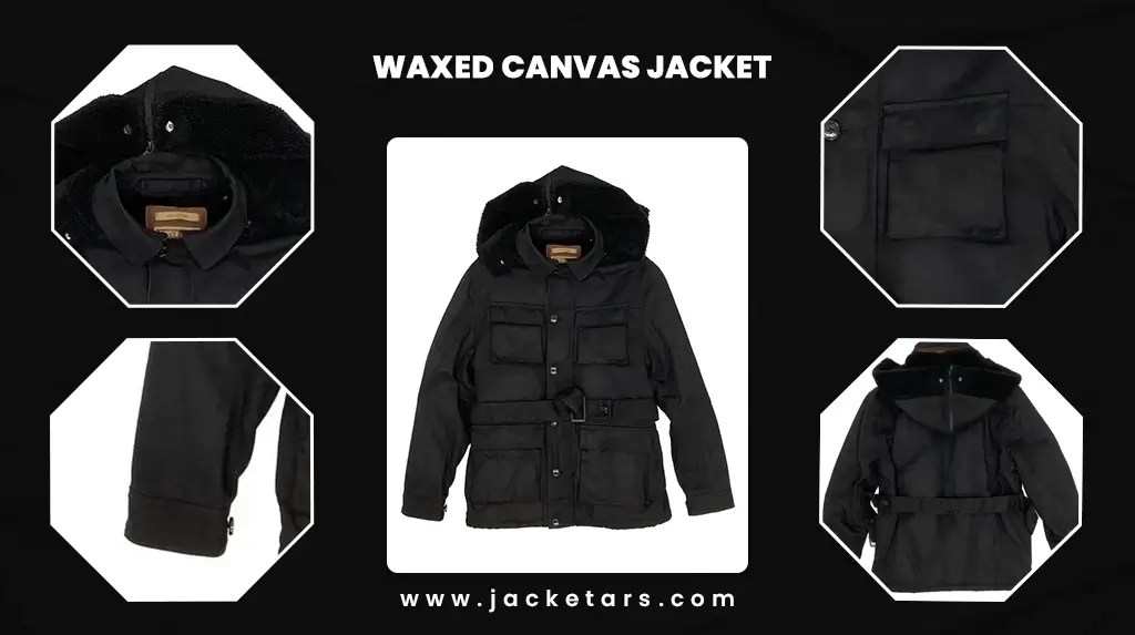 Waxed Canvas Jacket Waxed Canvas Black Waxed Cotton Jacket