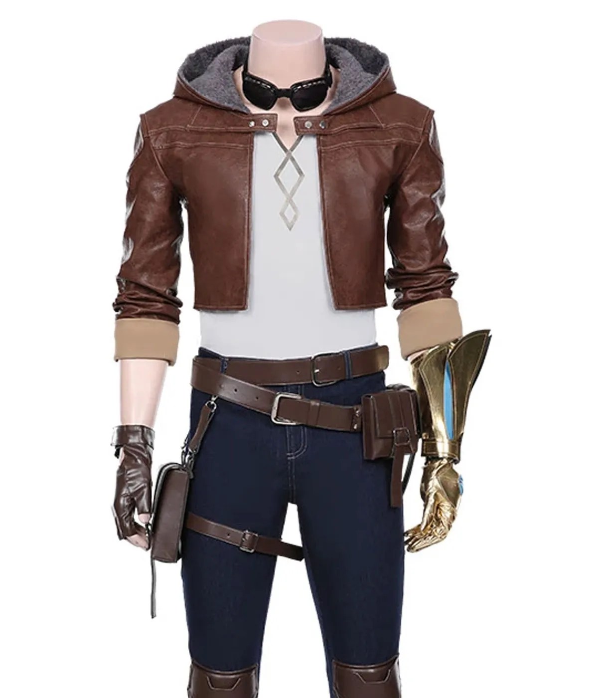 League of Legends Wild Game Rift Ezreal Leather Jacket Jacket Makers