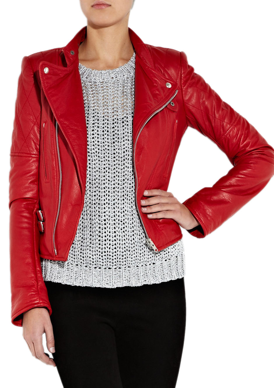 Red Leather Jackets - Jackets (940 x 1332 Pixel)