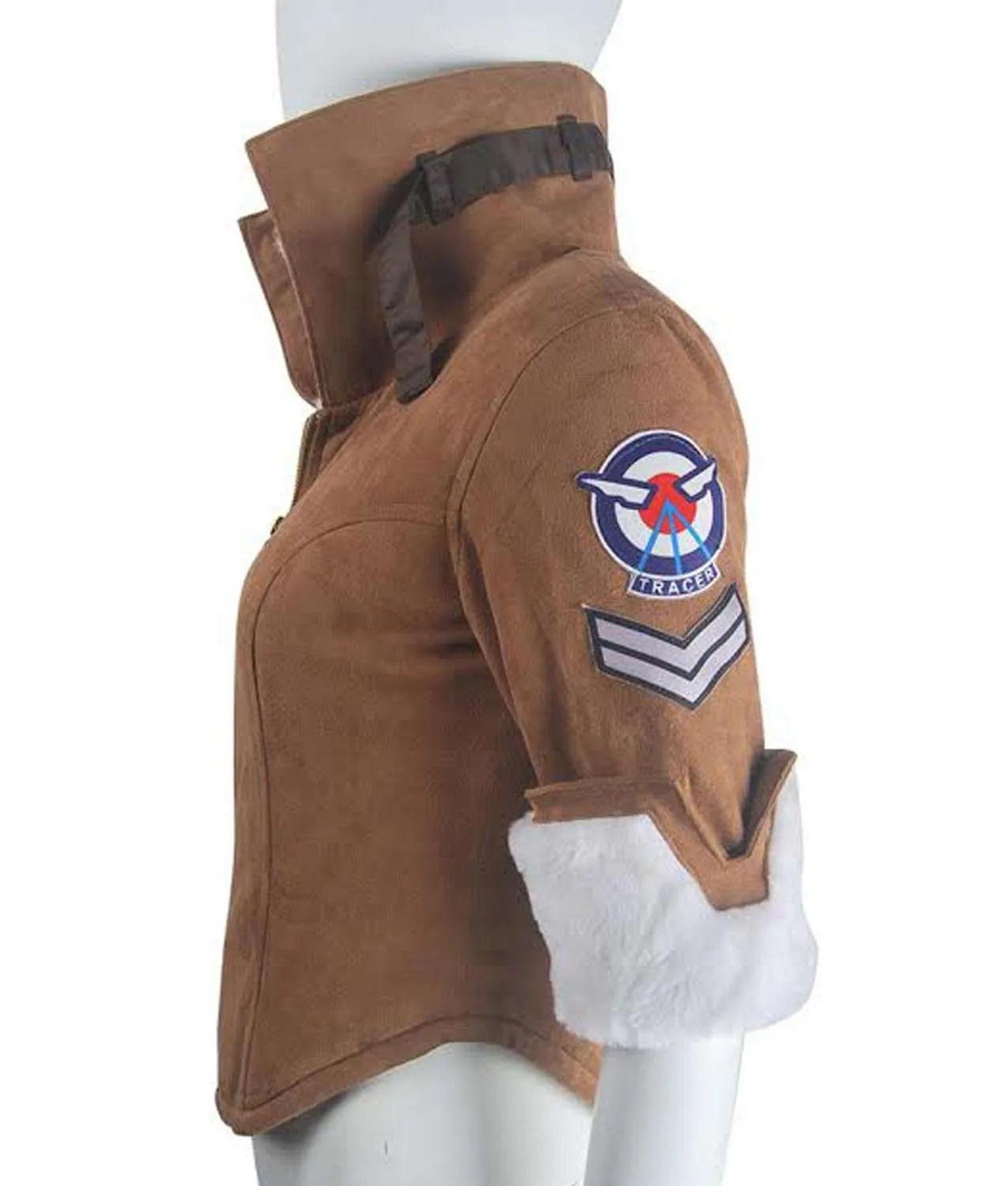 Brown Shearling Tracer Overwatch Jacket Jackets Creator