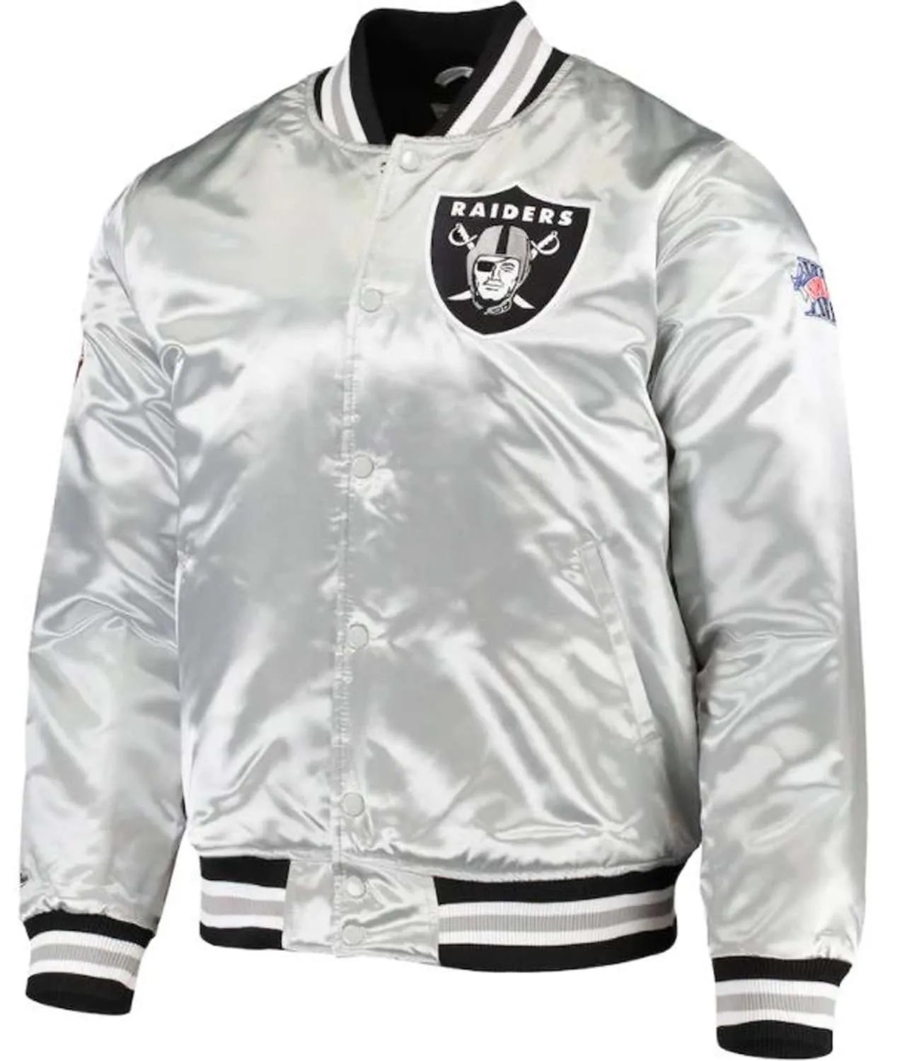 Las Vegas Raiders Silver Jacket Jackets Creator