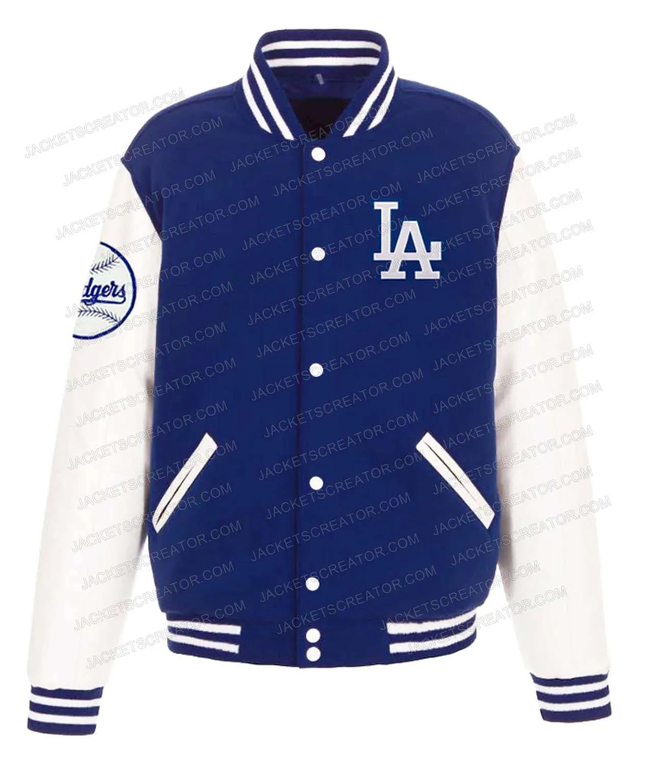 LA Baseball Jacket Los Angeles Dodgers Varsity Jacket Jackets Creator