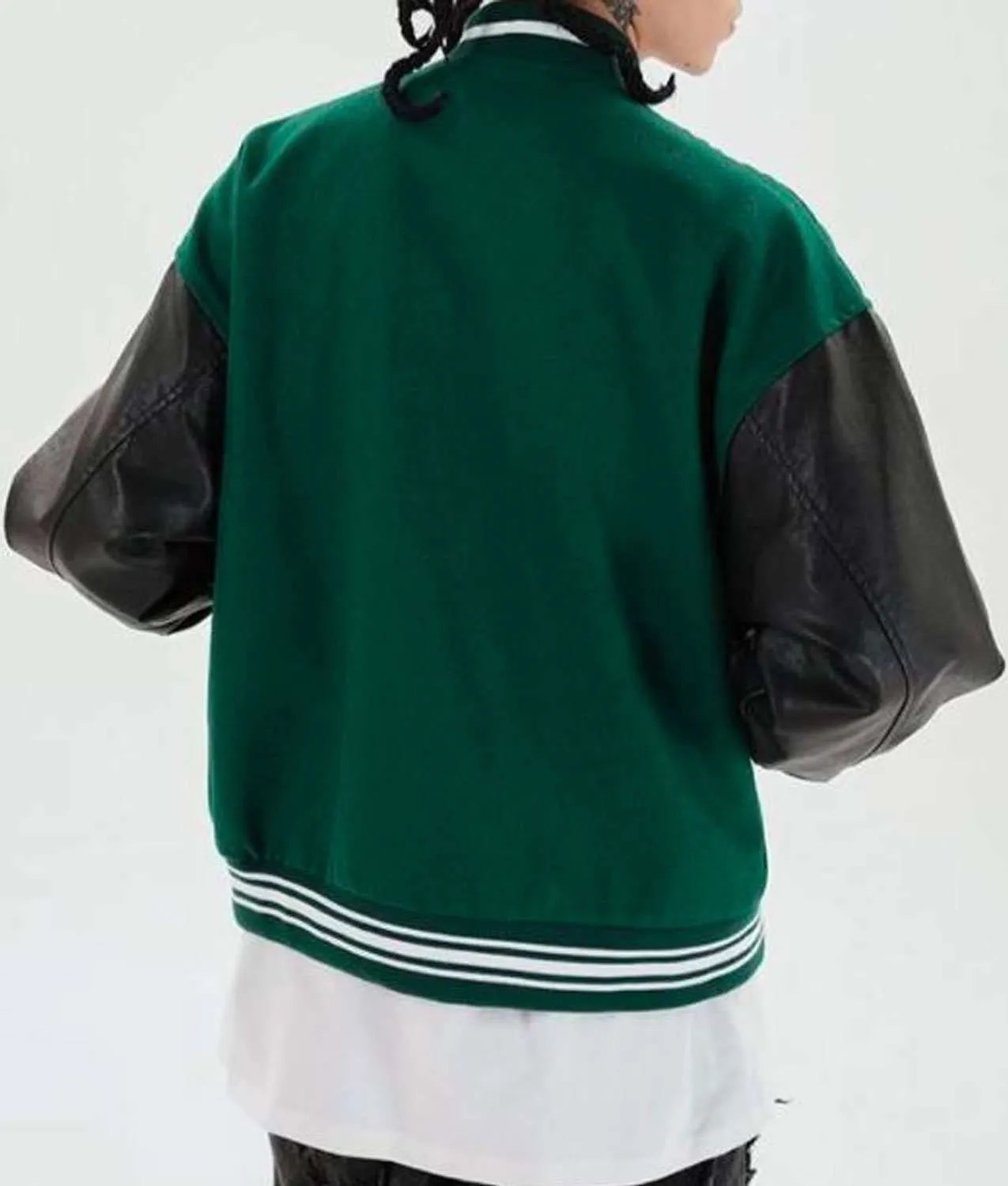 Skeleton Patchwork Varsity Jacket with Bones Jackets Creator