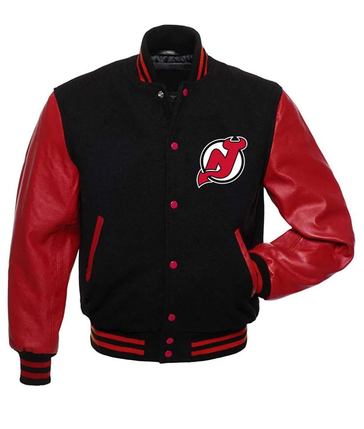 New Jersey Devils Varsity Jacket Jackets Creator