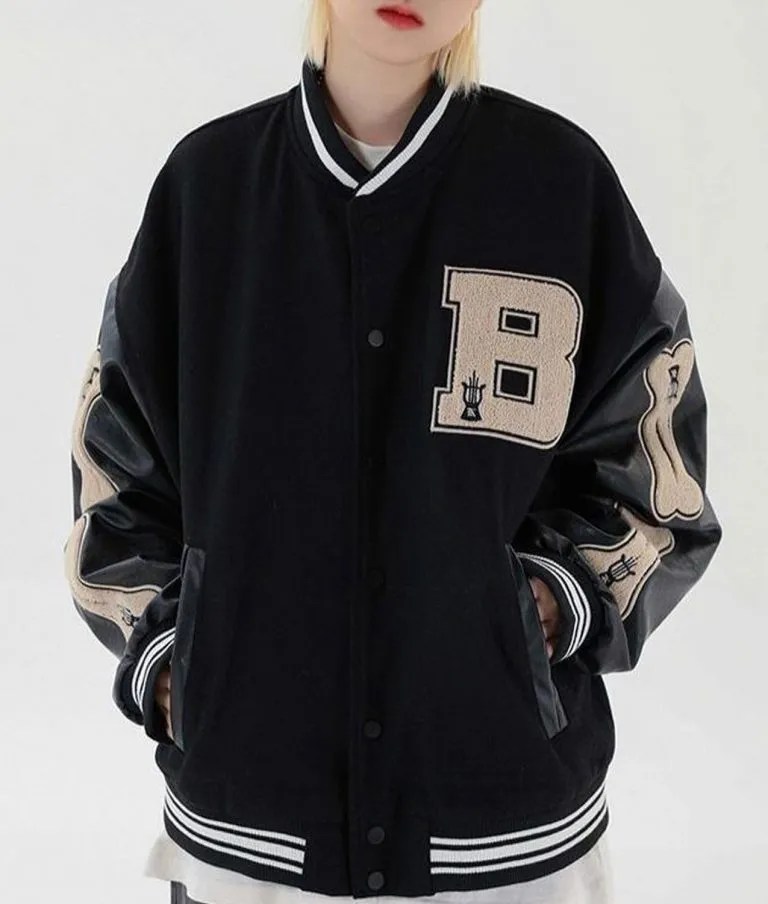 Baseball Skeleton Varsity Jacket with Bones Jackets Expert