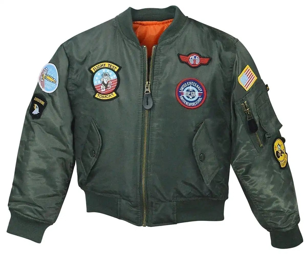 Flight Jacket Top Gun olive Jackets Maker
