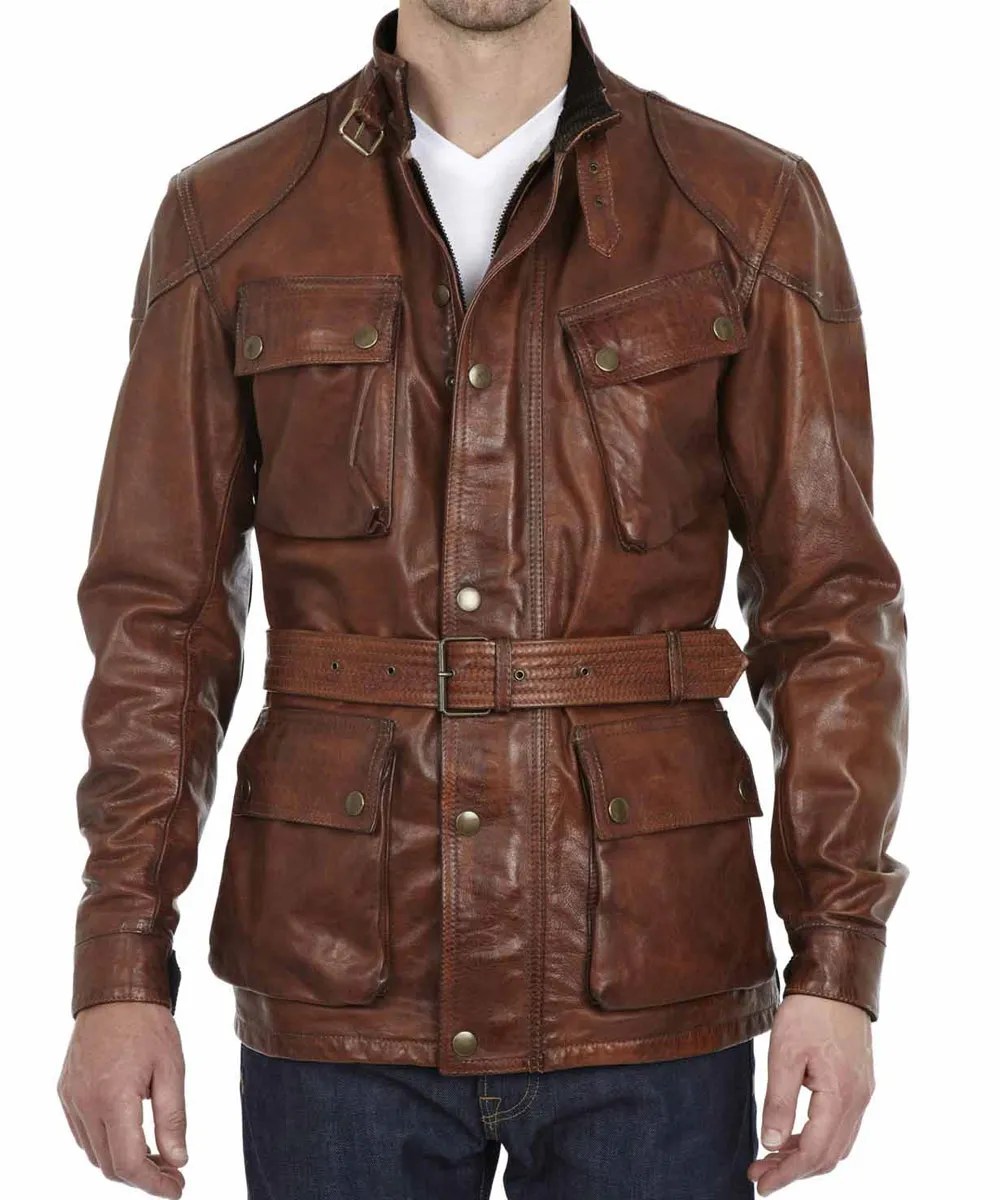 Benjamin Button Leather Jacket Brad Pitt Biker Jacket Jackets Masters