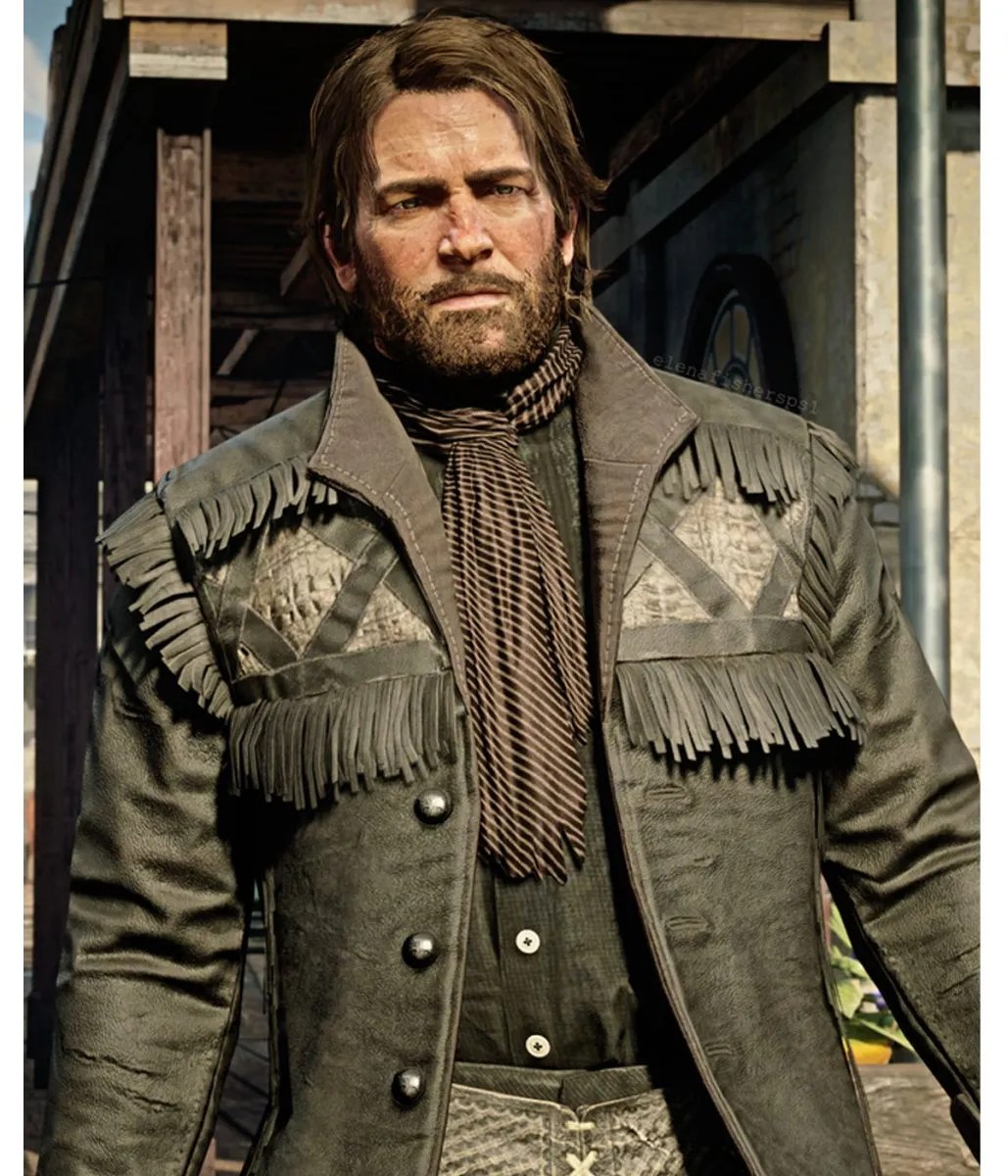 Red Dead Redemption Nuevo Paraiso Gunslinger Leather Jacket Jackets