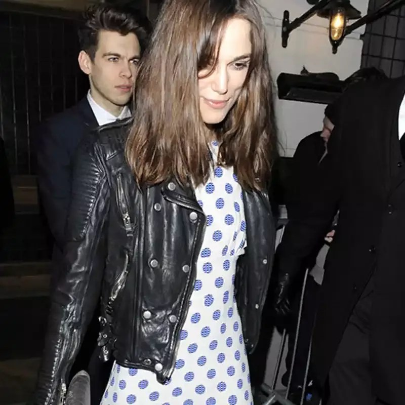 KEIRA KNIGHTLEY LEATHER JACKET Jackets MOB