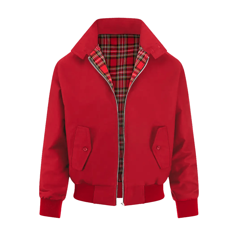 Classic Red Harrington Jacket Jackets MOB