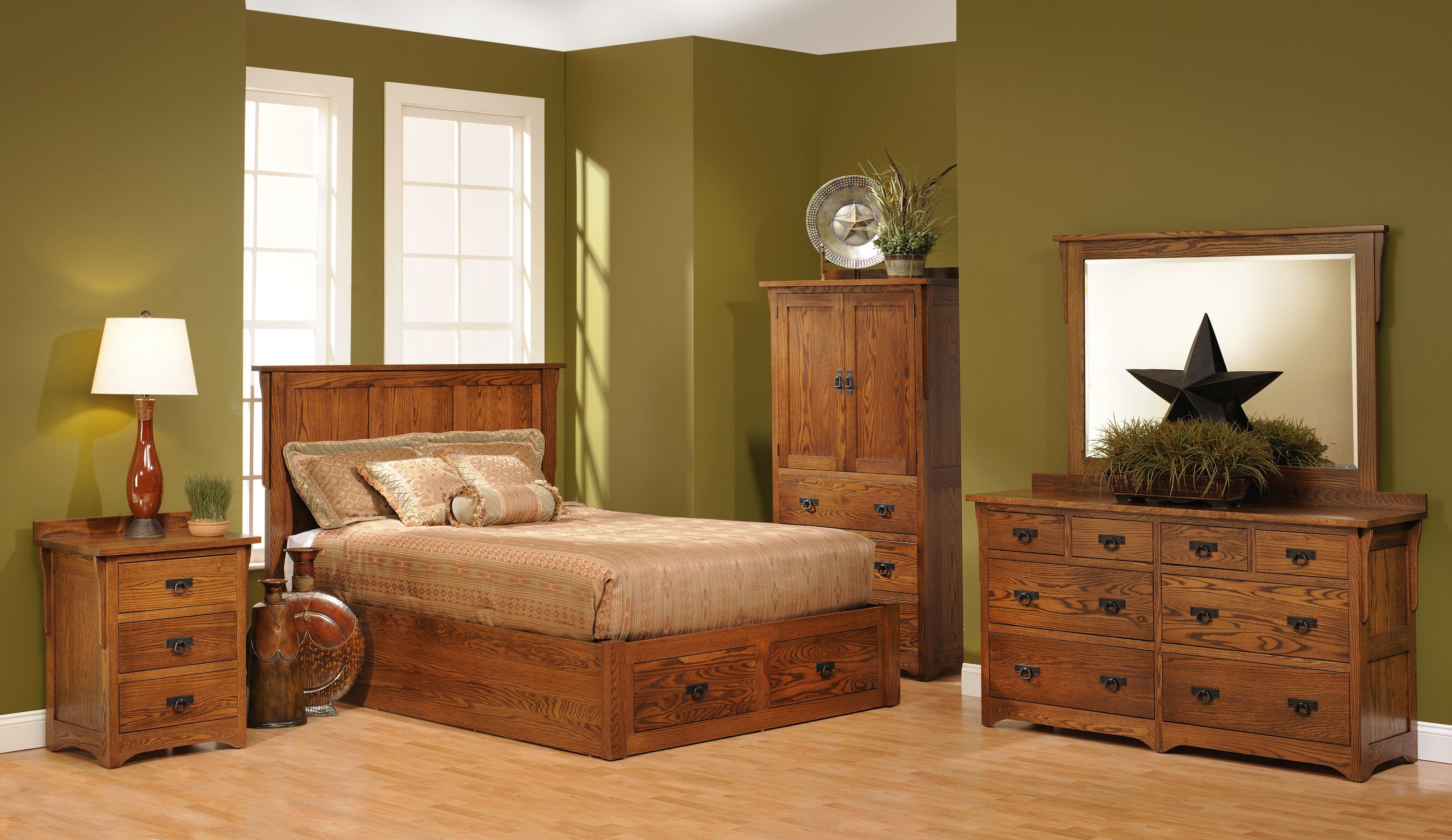 Mission Slat Bedroom Furniture Rochester NY Jack Greco