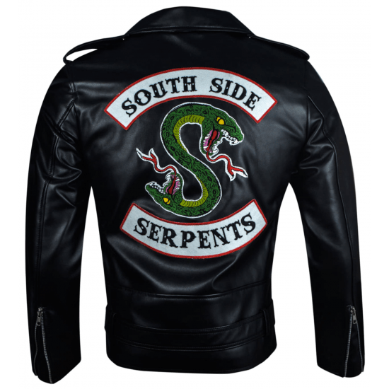 Riverdale Southside Serpents Jughead Real Leather Jacket For Men
