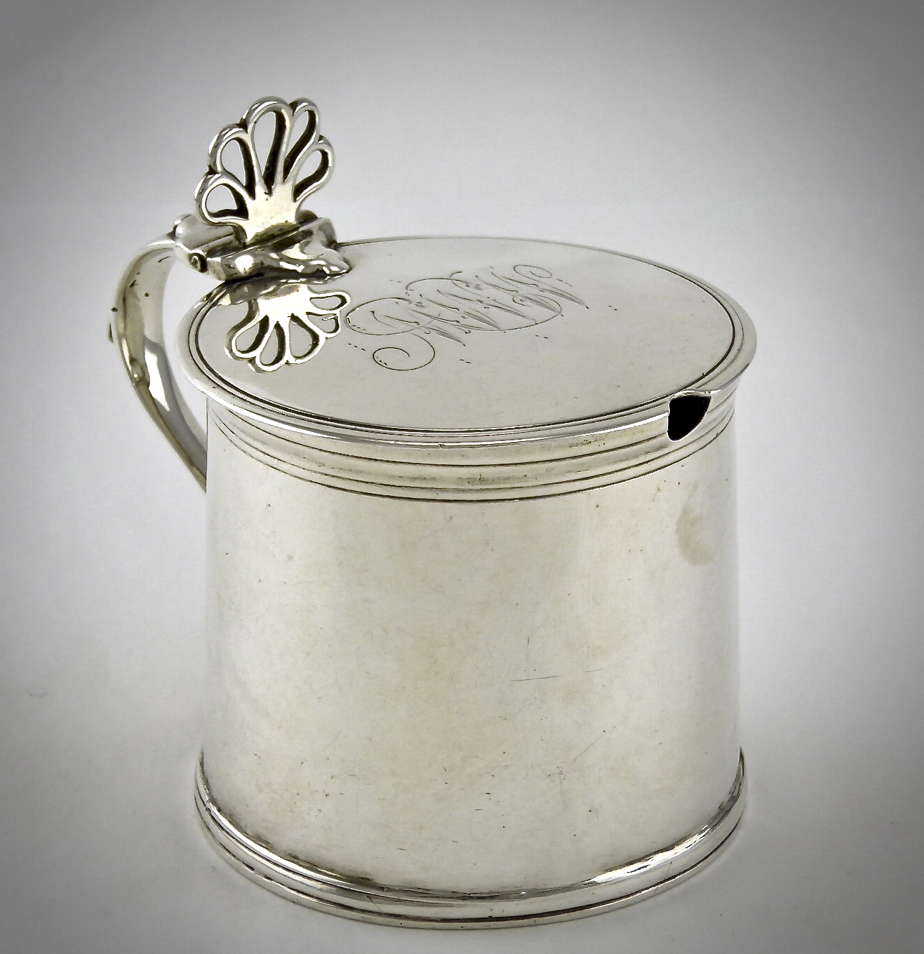 Newcastle Mustard Pot Jack Shaw Silver Co.