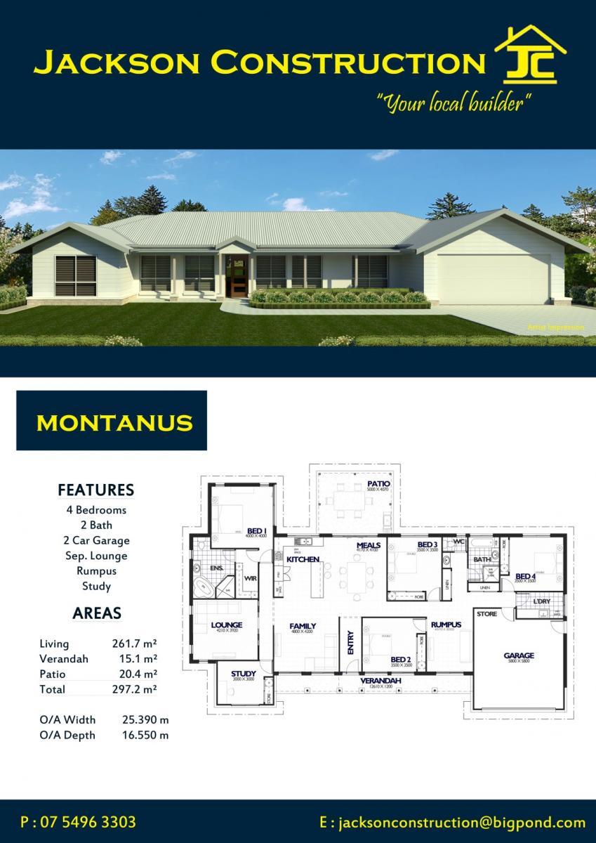 House Plans, Jackson Constructions