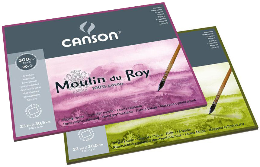 Canson Moulin du Roy Watercolour Paper Jackson's Art Blog