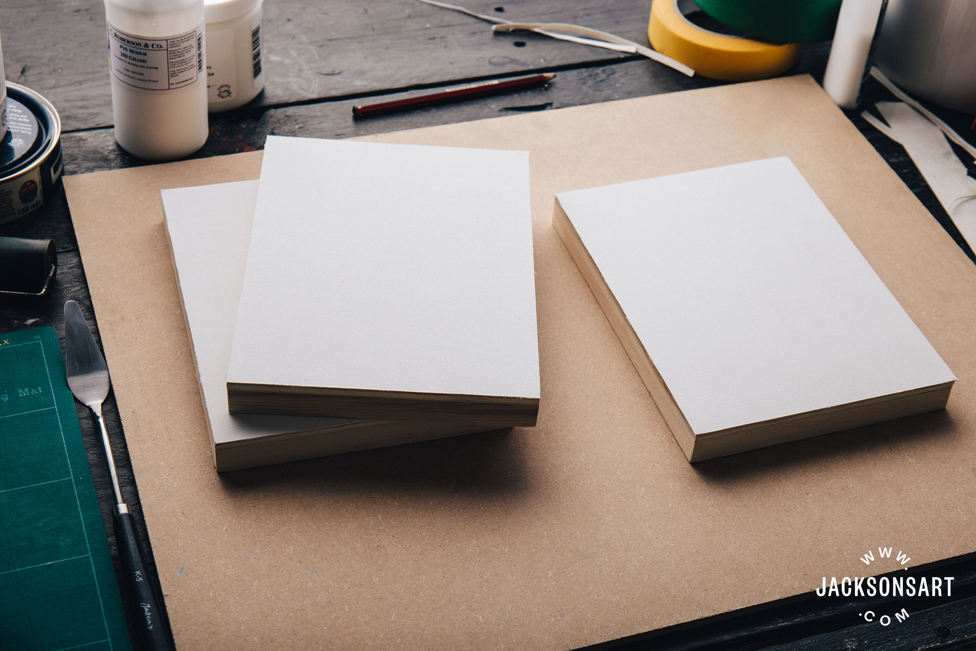 Making a Canvas Painting Panel Jackson's Art Blog