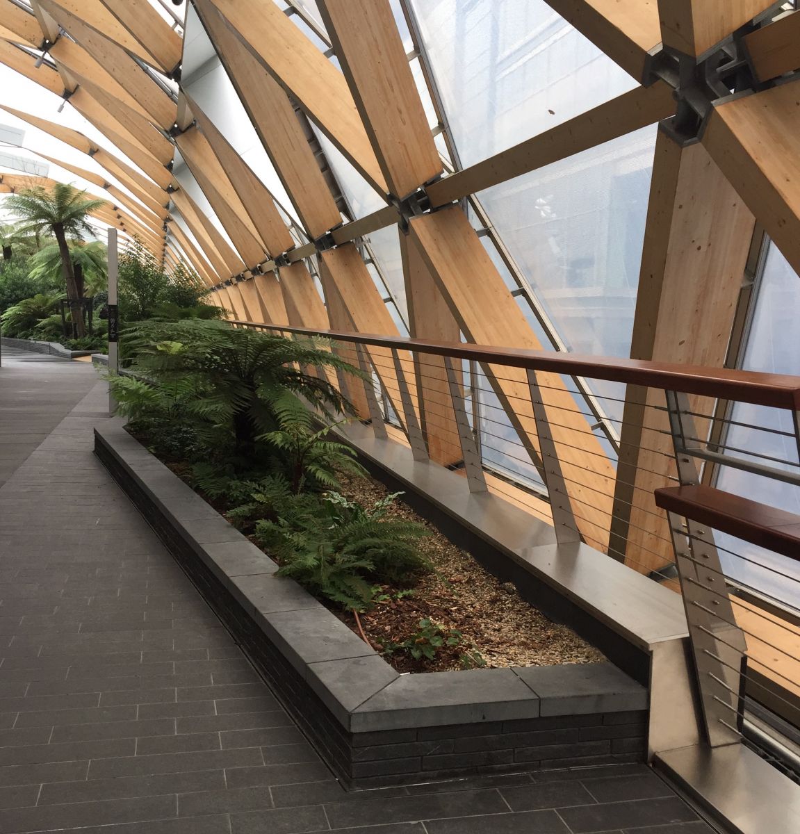Crossrail Place Roof Garden, Canary Wharf Jack Wallington Nature