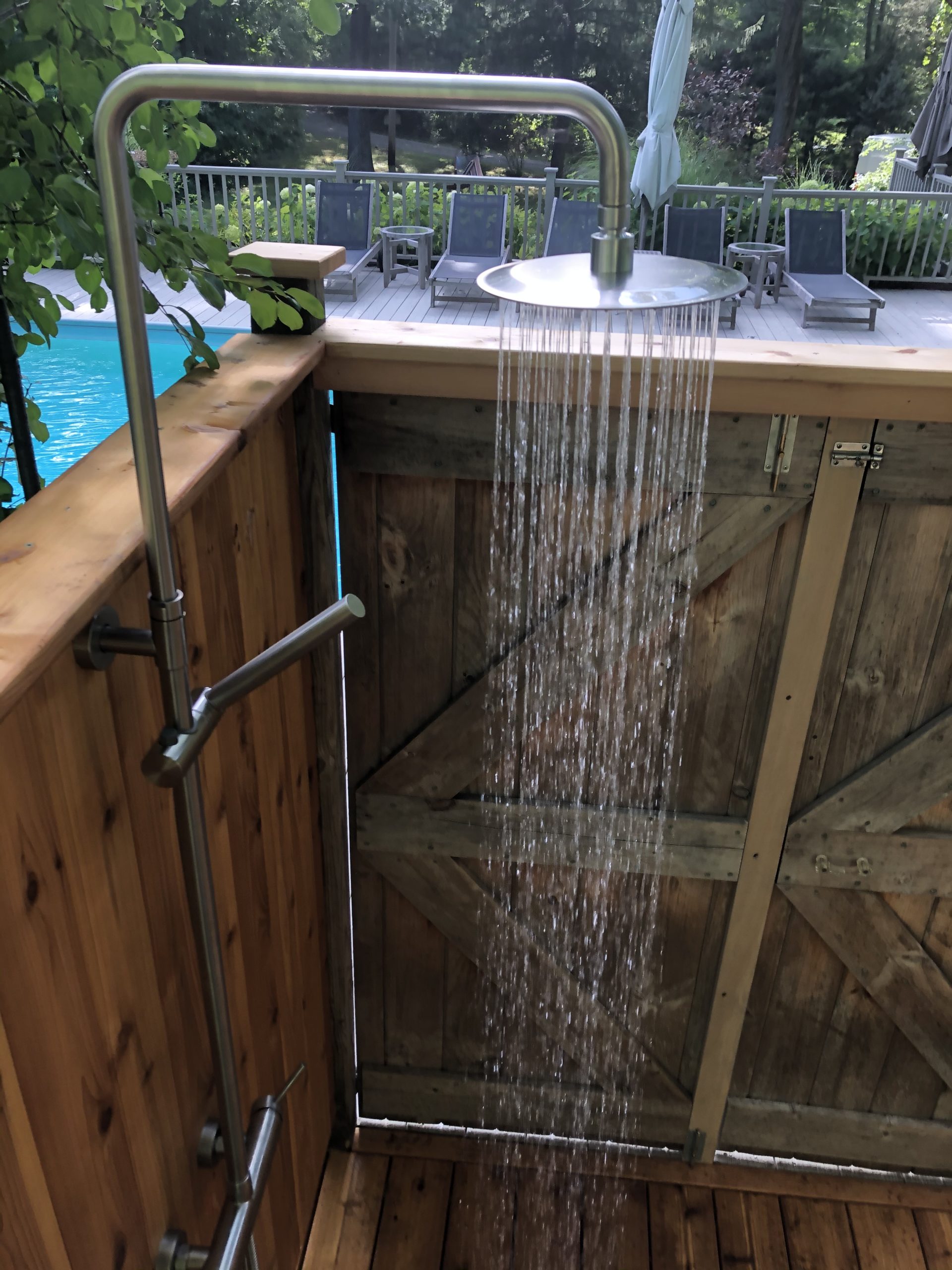 Outdoor Shower Installation Jack Ward Plumbing & Heating