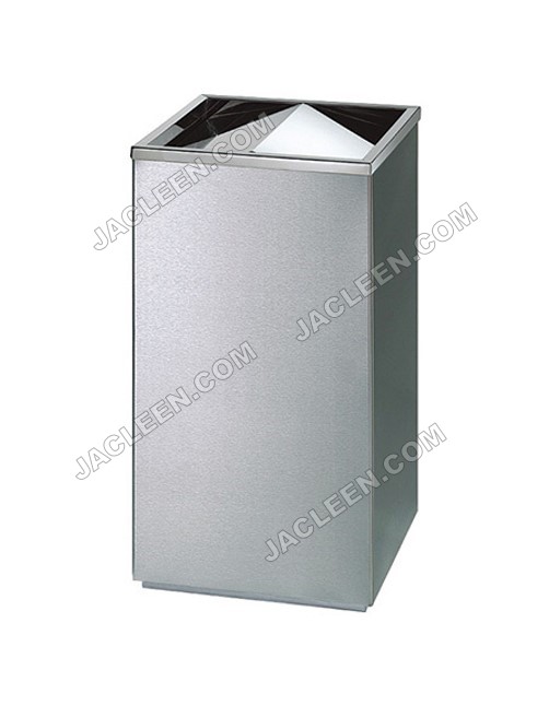 Stainless Steel Square Bent Flip Top Bin Jacleen