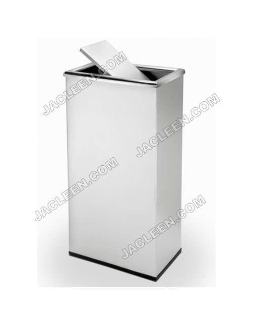 Stainless Steel Square Flip Top Bin Jacleen