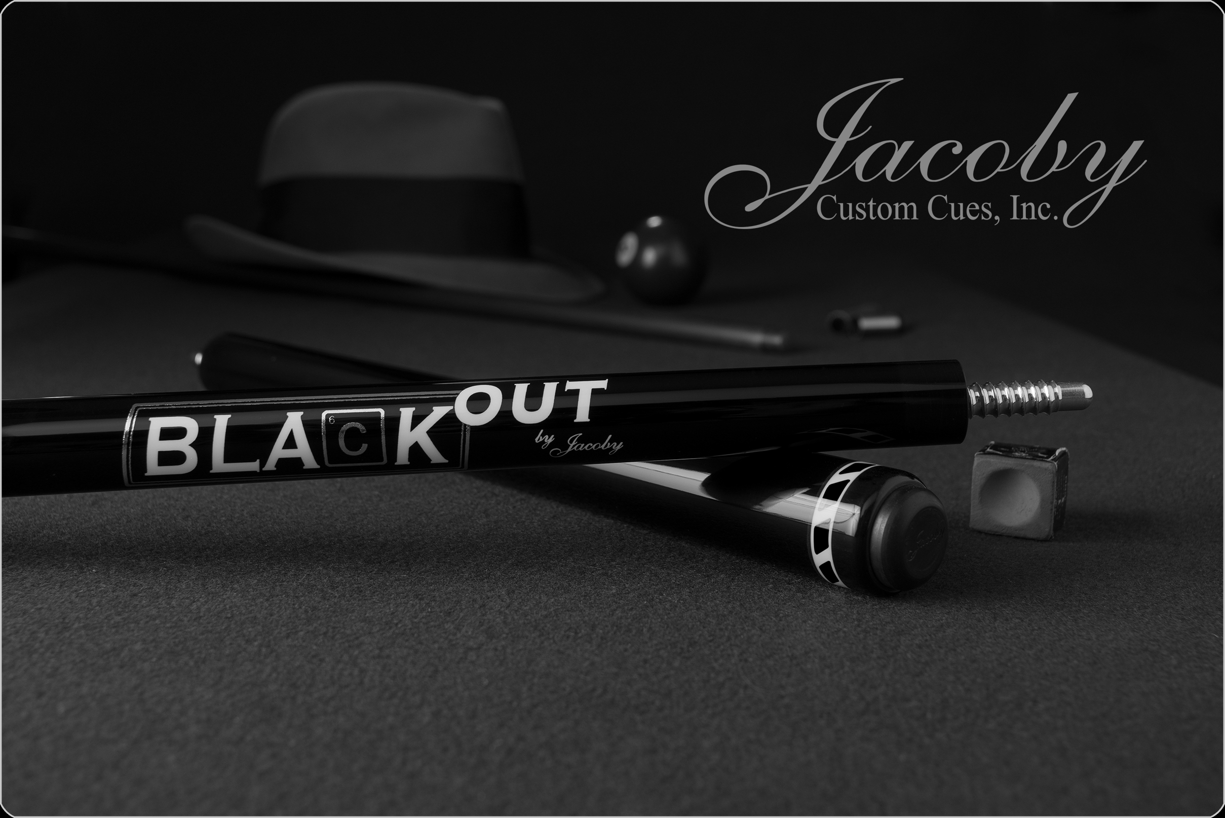 Jacoby Custom Cues BlaCk Out Break/Jump Cues