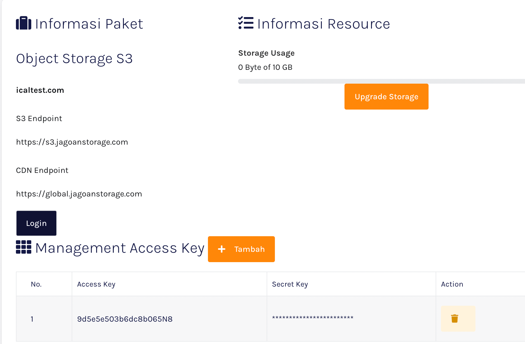 Cara memasang Object Storage (S3) pada Laravel Knowledge Base Jagoan