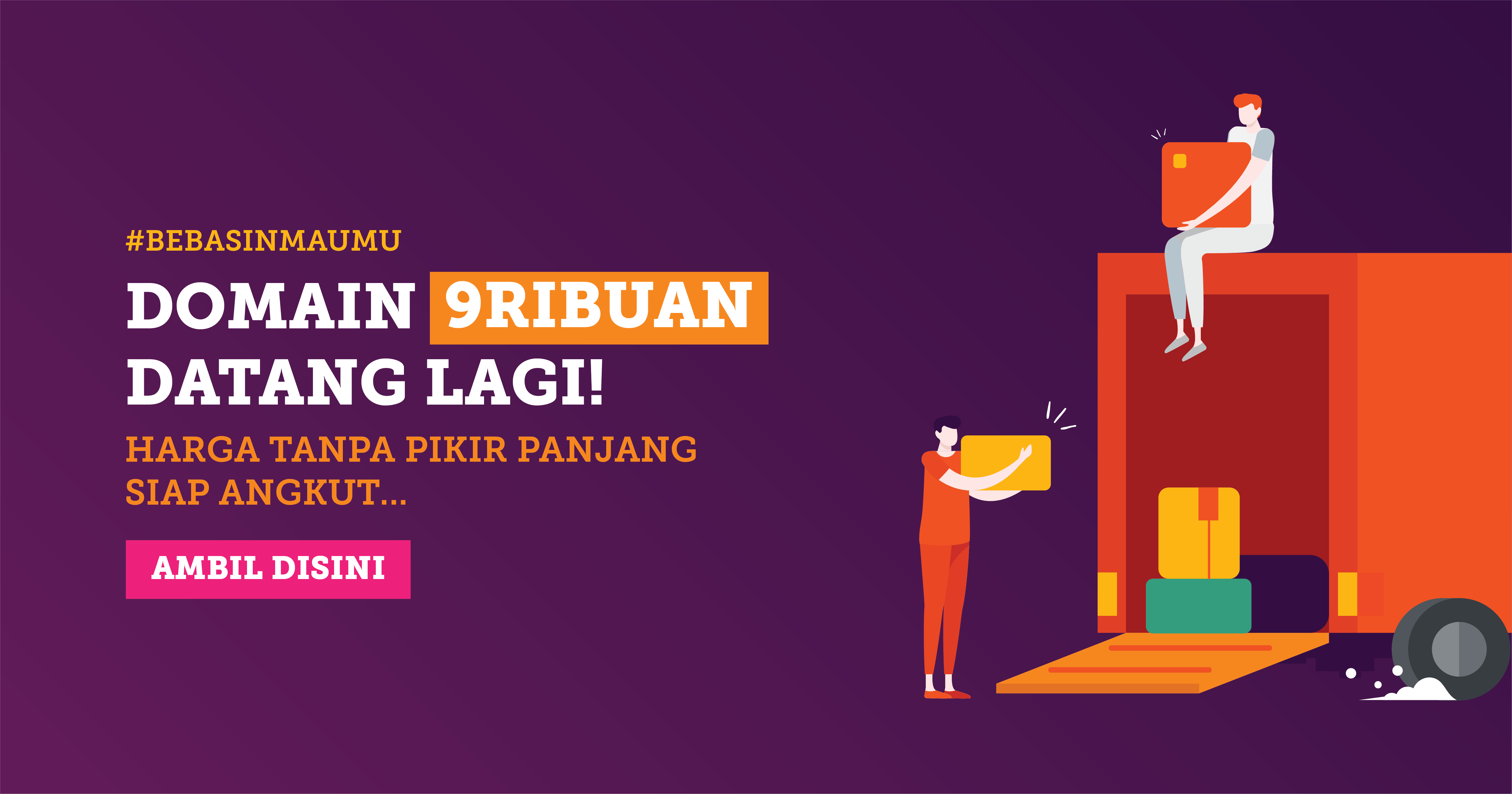 Domain Termurah dan Bisa diborong! 9Ribuan saja sob!