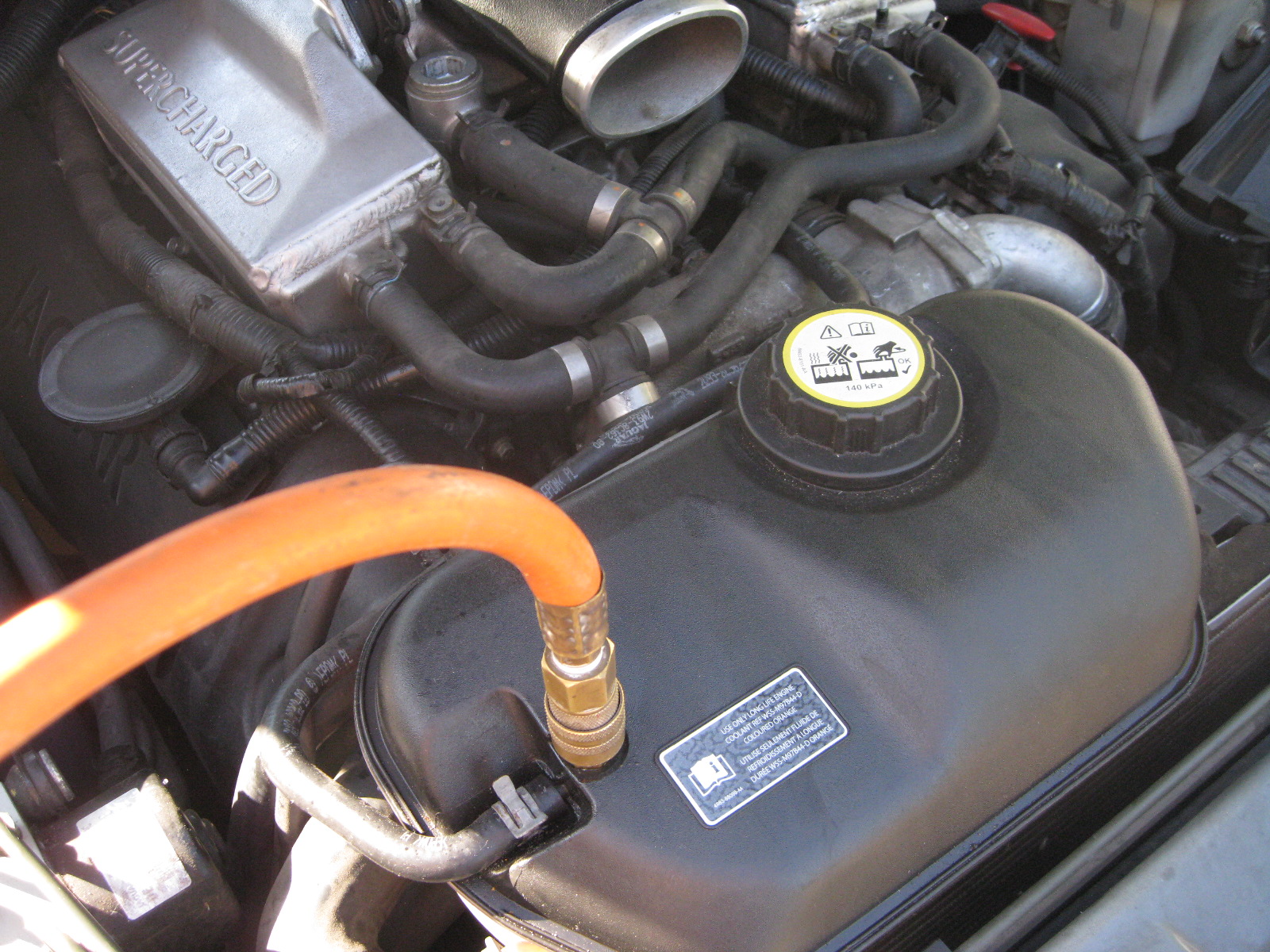 Help! I can't find the source of my 04 STR coolant leak! Jaguar