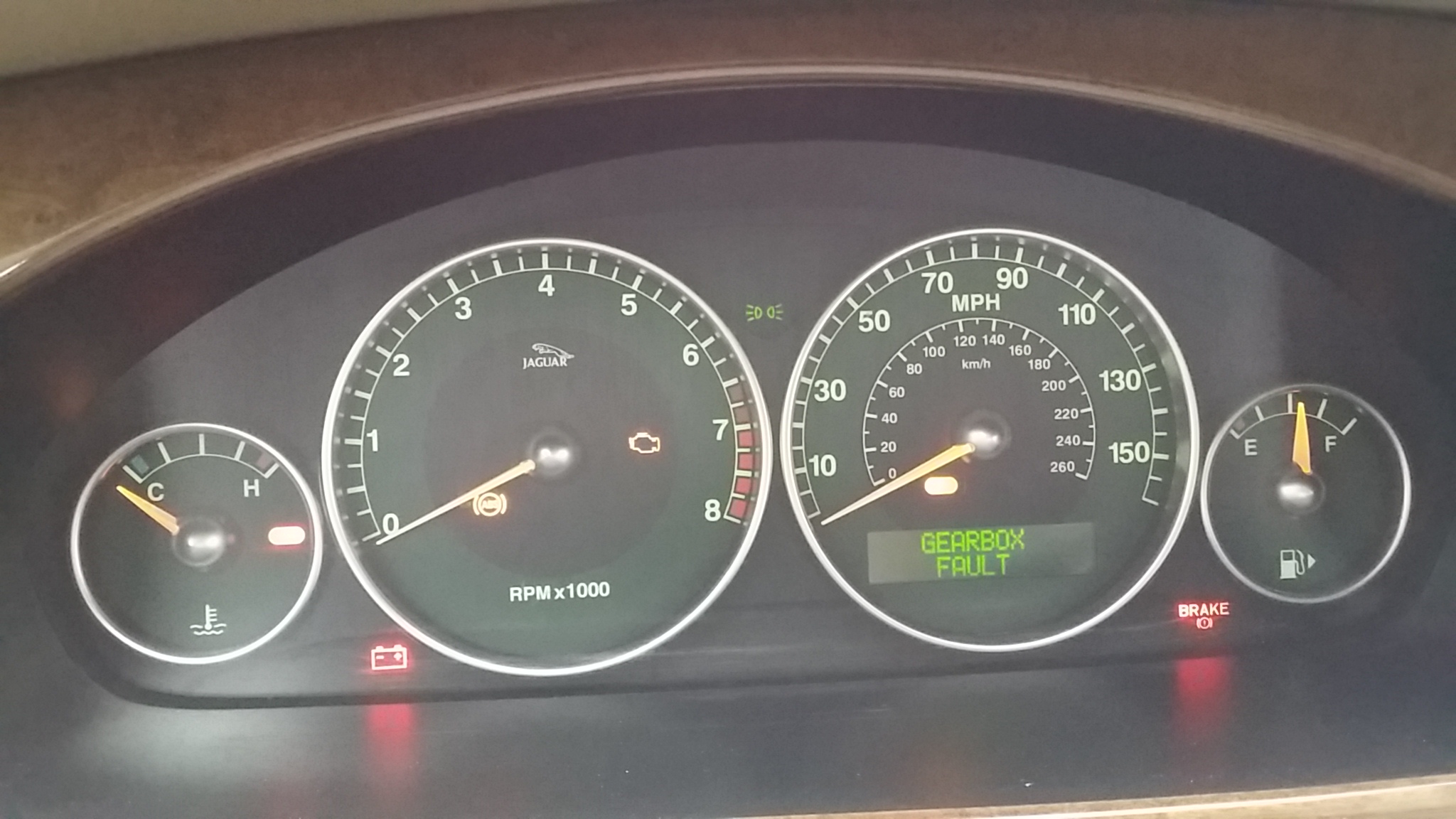 Need some help please. Gearbox fault and a code Jaguar