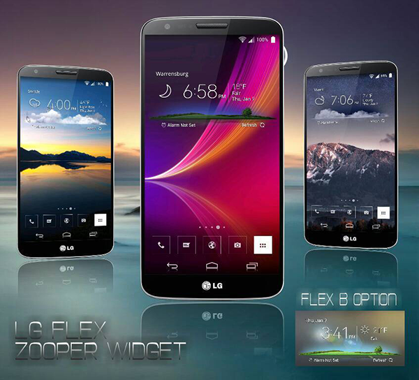 Zooper LG Flex Clock and WeatherZooper LG Flex Clock and Weather