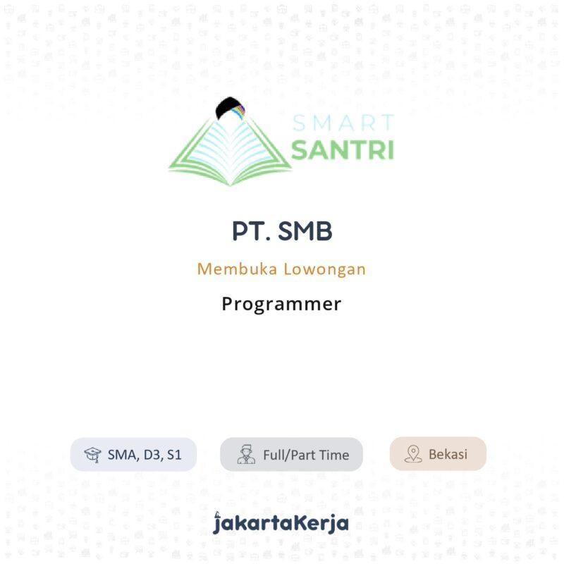 Lowongan Kerja Programmer di PT. SMB JakartaKerja