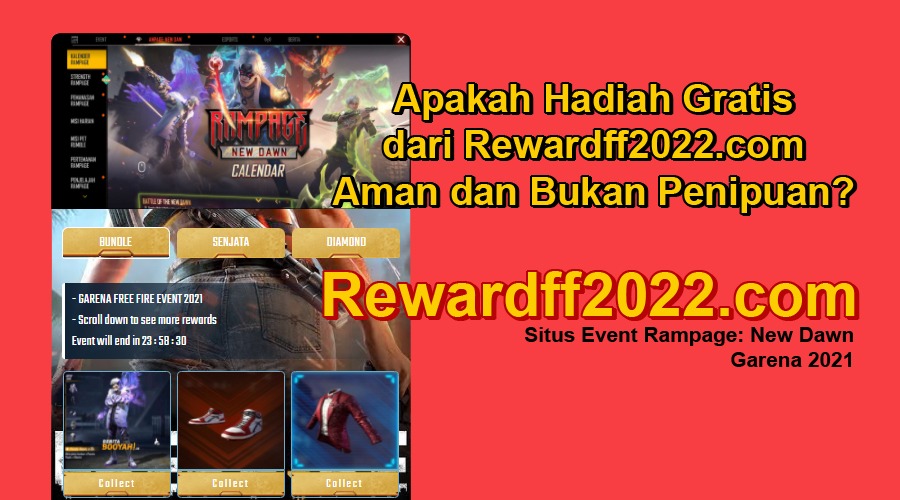 Hadiah Gratis dari Rewardff2022 com, Apakah Aman dan Bukan