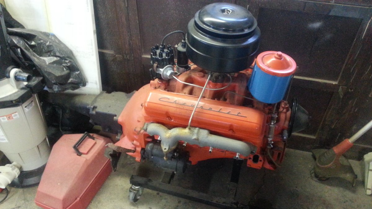 1955 Chevy 265 engine w/3 sp trans | The H.A.M.B.