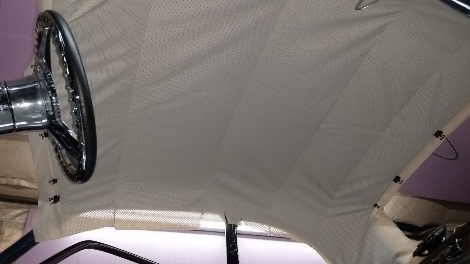 Have you installed a headliner in a 1950 Ford? The H.A.M.B.
